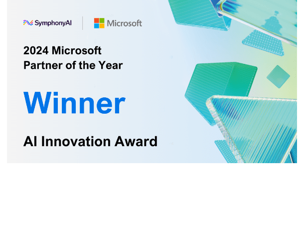 SymphonyAI est le partenaire de l'année de Microsoft pour l'innovation en matière d'IA