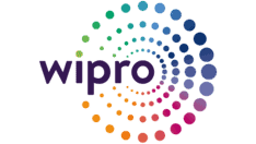 Wipro company logo.