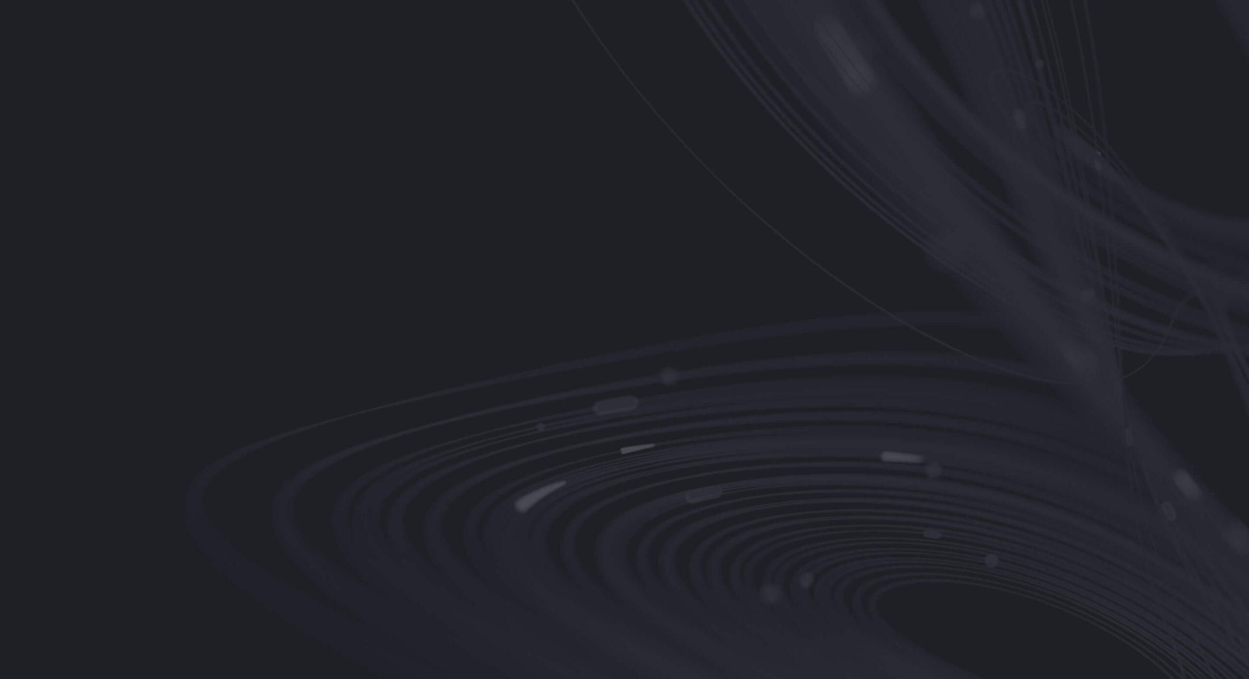 A dark abstract background with concentric ripples and subtle light accents, suggestive of digital waves or connectivity.