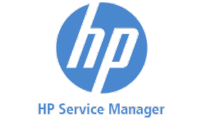 HP Service Manager logo.