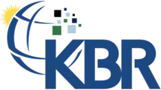 Logotipo de la empresa KBR.