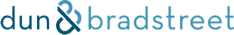 Logotipo de la empresa Dun and Bradstreet.
