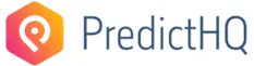 Logotipo de la empresa PredictHQ.
