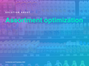 Assortment optimization data sheet