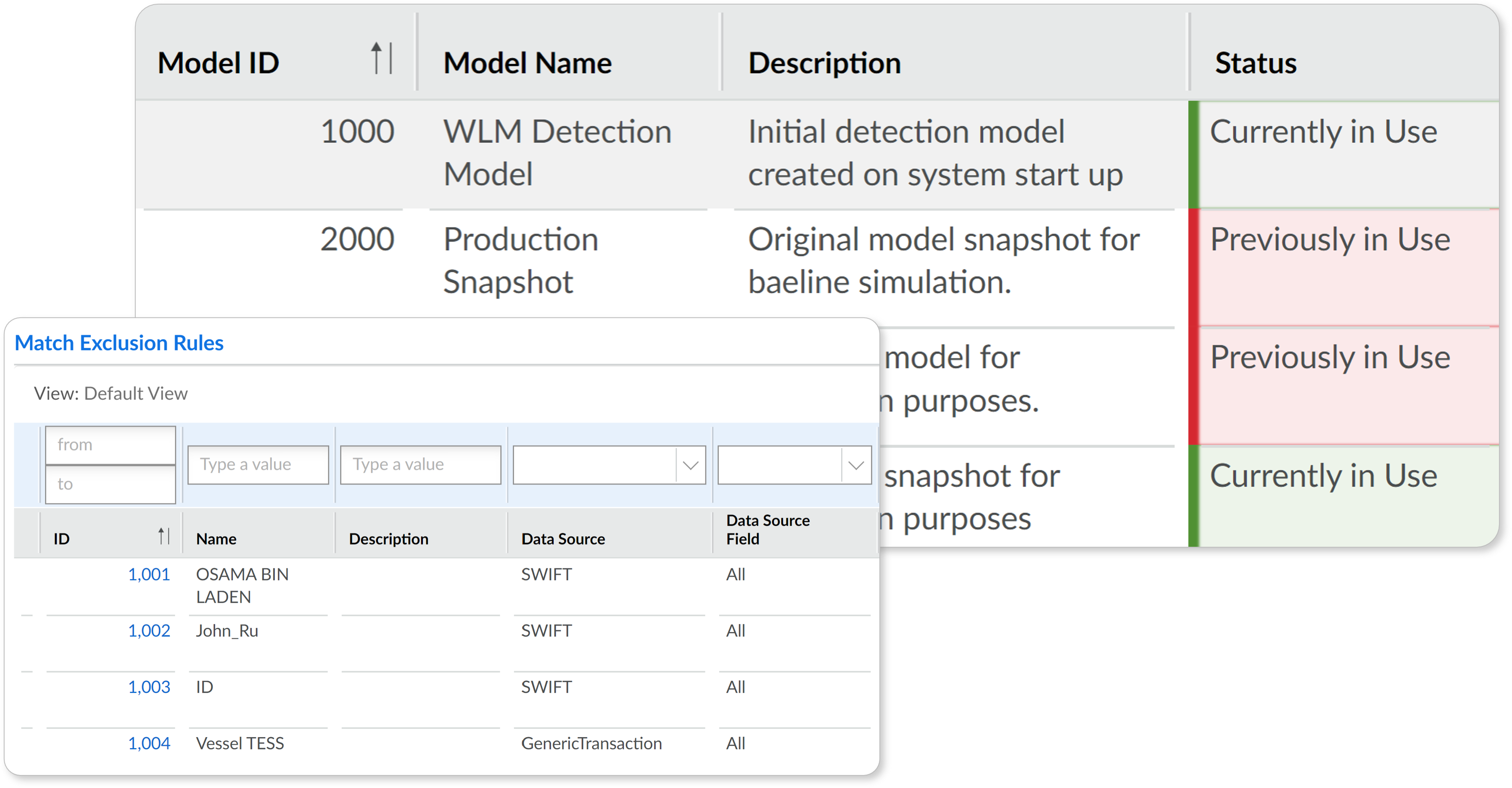 Reduce false positives with Match Exclusion