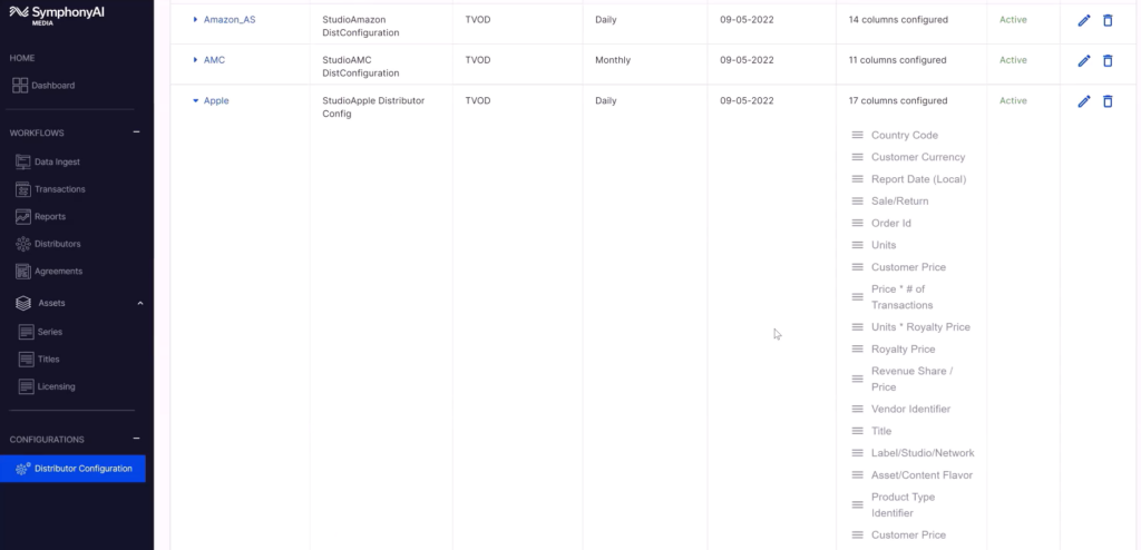 Revedia Distributor Configuration