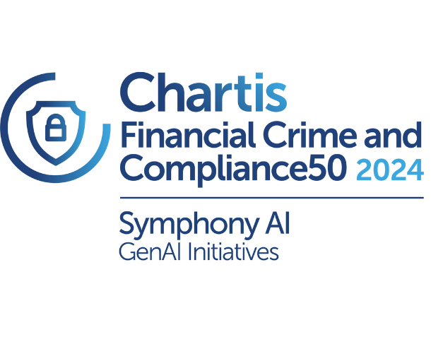 Chartis FinCrime and Compliance50 SymphonyAI winner